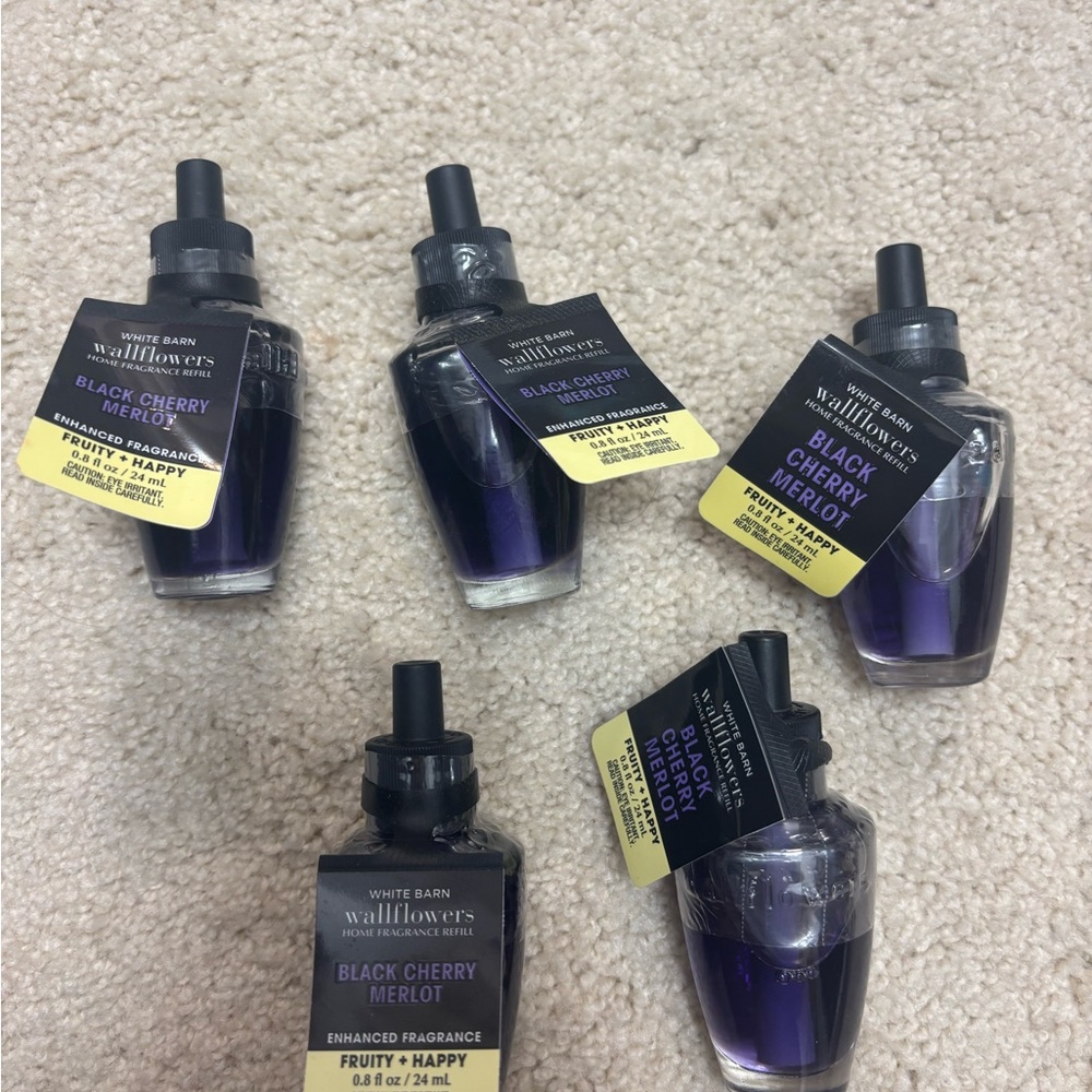 NEW NWT 5 Bath & Body Works Refills-Black Cherry Merlot
